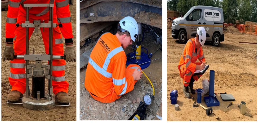 Furlong GS in-house testing and validation for piling platform works